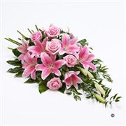 Extra Large Rose and Lily Spray - Pink